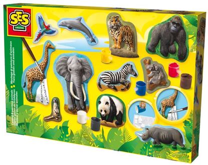 SES Gieten en schilderen - Dieren Multikleur