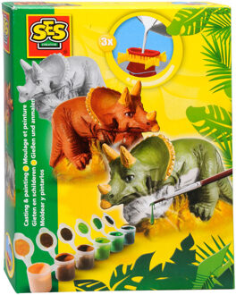 SES Gips gieten - Triceratops