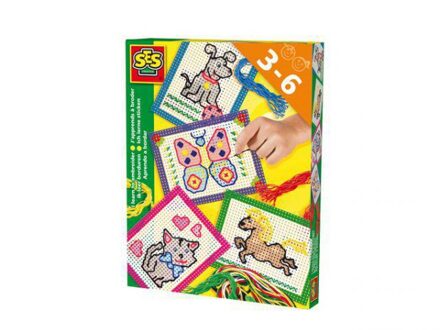 SES Ik Leer borduren Multikleur