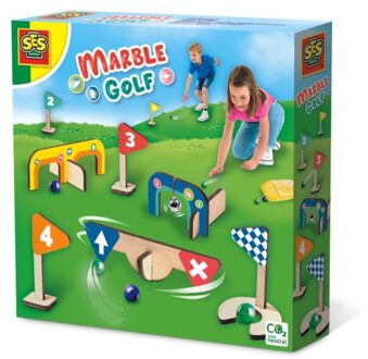 SES Knikker golf - Houten minigolf parcours Multikleur