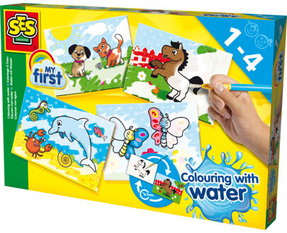 SES My first - Kleuren met water Multikleur