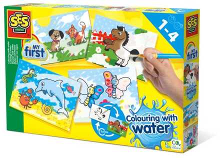 SES My first - Kleuren met water Multikleur