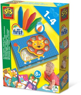 SES - My First Krijtjes Dieren Kaarten
