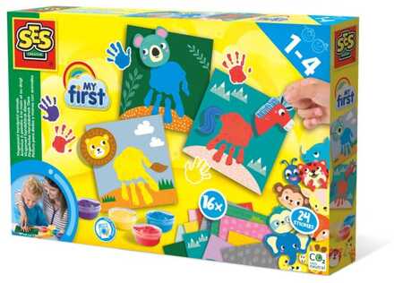 SES My first - Vingerverf handafdruk dieren