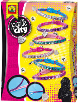 SES Pink City Diamant armbanden