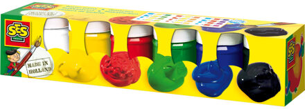 SES Plakkaatverf Trendy 6 kleuren