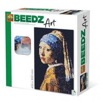 SES strijkkraalkunstwerk Beedz Art Vermeer 45,5 cm 9-delig Multikleur
