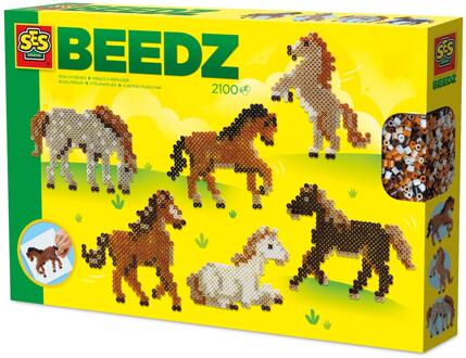 SES Strijkkralen - Wilde paarden verschillende