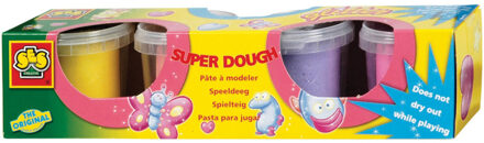 SES Super klei glitter, 4 stuks