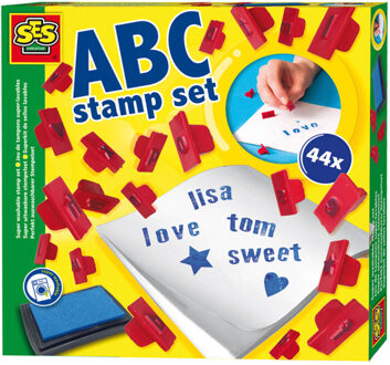 SES super uitwasbare stempelset ABC