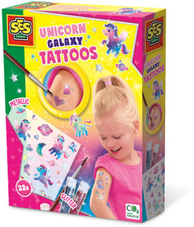 SES Unicorn galaxy tattoos