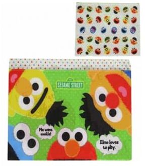 Sesame Street Nylon Folder 1 pc GREEN