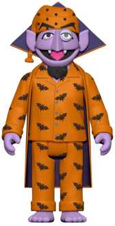 Sesame Street ReAction Action Figure Wave 06 Count Von Count (PJs) 10 cm