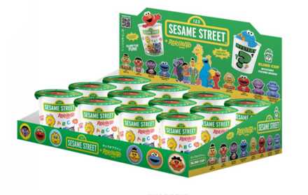 Sesame Street Rokimoto Cup of Fun Blind Box Figures 10 cm Wave 1 Display (12)