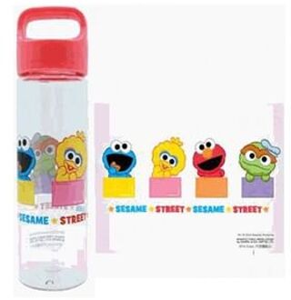 Sesame Street Slim Water Bottle 350ml 350ml RED