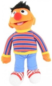 Sesamstraat Pluche Knuffel Ernie 21 Cm Oranje