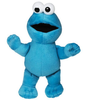 Sesamstraat pluche knuffel pop - Koekiemonster - stof - 25 cm - speelgoed bekend van TV - Knuffeldier Blauw