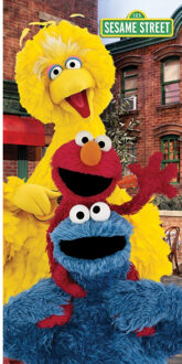 Sesamstraat trio badlaken, 70 x 140 cm