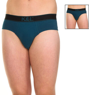 Set-2 Slips Grappige ademende stof KL2006 man Groen - XL