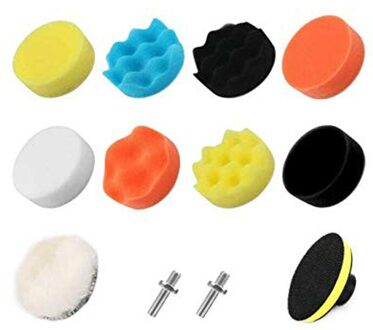 Set 22Pcs Auto Polijsten Pad Boor Spons Kit Set Waxen Foam Seal Car Cleaning Breed Scala Van Gebruik Автоаксессуары для Авто