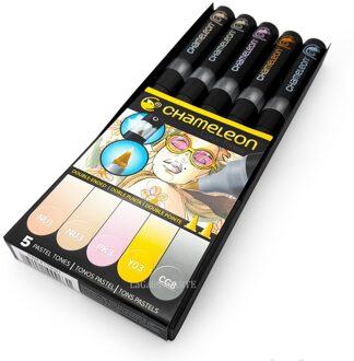 Set 5 Markers Chameleon Pastels