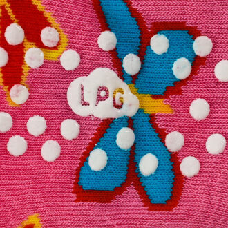 Set-6 anti-slip kindersokken LPG2003 Veelkleurig