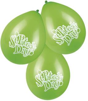 Set 6 Ballonnen St Patrick's Day Groen