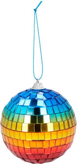 Set 6 Discoballen Rainbow (8cm) Multikleur - Print