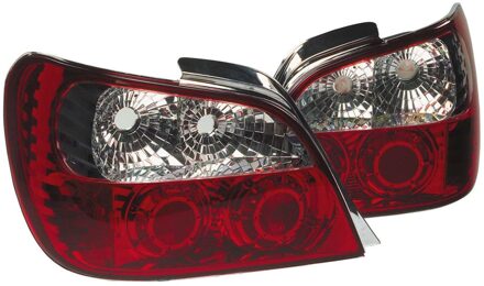 Set Achterlichten passend voor Subaru Impreza 2000-2003 - Rood/Helder