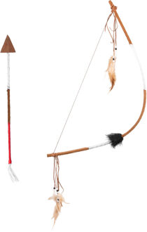 Set Boogschieten Indiaan de luxe Multikleur - Print