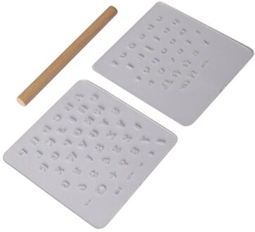 Set Diy Lederen Stempel Tool Plastic Stempelen Sterven Alfabet Letter Aantal Lederen Wax Seal Stamp Printinting Tool.