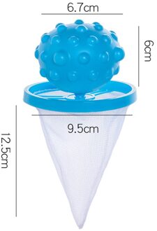 Set Drijvende Huisdier Bont Catcher Lint Filter Bag Herbruikbare Pet Haar Catcher Remover Tool Voor Wasmachine Huishoudelijk Gereedschap blauw