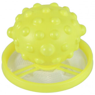 Set Drijvende Huisdier Bont Catcher Lint Filter Bag Herbruikbare Pet Haar Catcher Remover Tool Voor Wasmachine Huishoudelijk Gereedschap geel