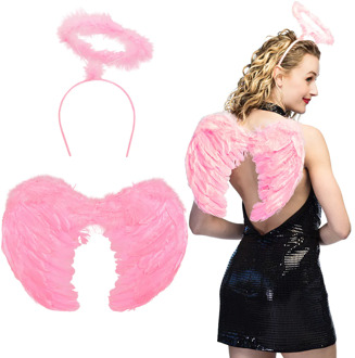 Set Engel Compleet Lichtroze