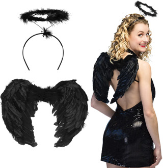 Set Engel Compleet Zwart