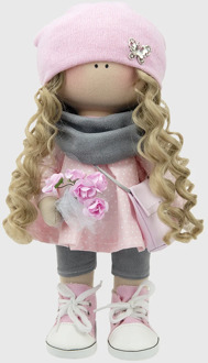 Set for sewing dolls Pugovka doll Molly diy, своими руками, рукоделие, творчество, хобби, увлечения, тильда, игрушка, шитье, выкройка, мастер-класс, подарок