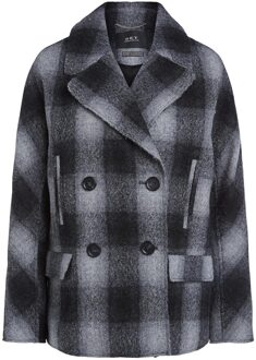 Set Geruite jas Gwen  zwart - 34,