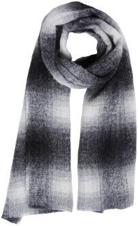 Set Geruite sjaal Mex  grijs - One Size,