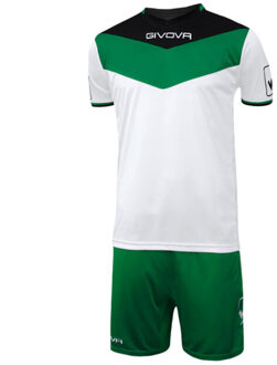 Set heren t-shirt en korte broek - maat XS Groen