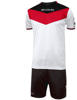 Set heren t-shirt en korte broek Wit - XXL / XXXL