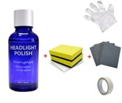 Set Koplamp Reparatie Polish Auto Schuurpapier Onderhoud Scratch Remover