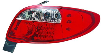 Set LED Achterlichten passend voor Peugeot 206 excl. CC/SW - Rood/Helder