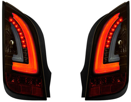 Set LED Achterlichten passend voor Seat Mii 2011- - Zwart/Smoke/Goud