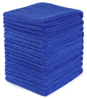 Set Microfiber Waterabsorberend Schoon Wassen Spoelen Blauw 50 Stuks Accessoires
