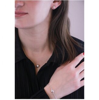 Set Moon - Oostenrijks kristal Wit Zilver