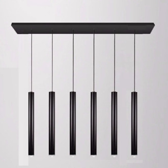 Set of 6 LukLoy Pendant Lights Modern Kitchen Lamp Dining Room Counter Shop Pipe Kitchen Island Lamp Spot Light 6cm Pipe