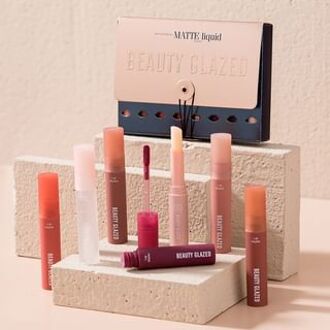 Set of 8: Matte Liquid Lipstick + Lip Oil + Lip Balm B100 - 15g