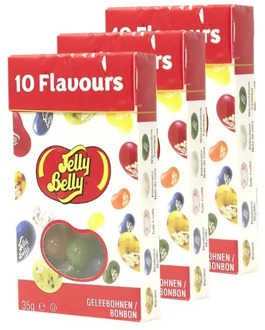Set of sweets Jelly Belly 10 tastes 35gr. (3 PCs)