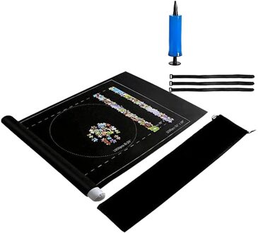 Set Puzzels Mat Jigsaw Roll Vilt Mat Speelkleed Deken Voor Tot 1500 Stuks Puzzel Accessoires Draagbare Reizen opbergtas