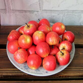 Set Simulatie Appels Kleine 10 Stuks Decoratie Fruit Thuis Keuken Levensechte rood appel